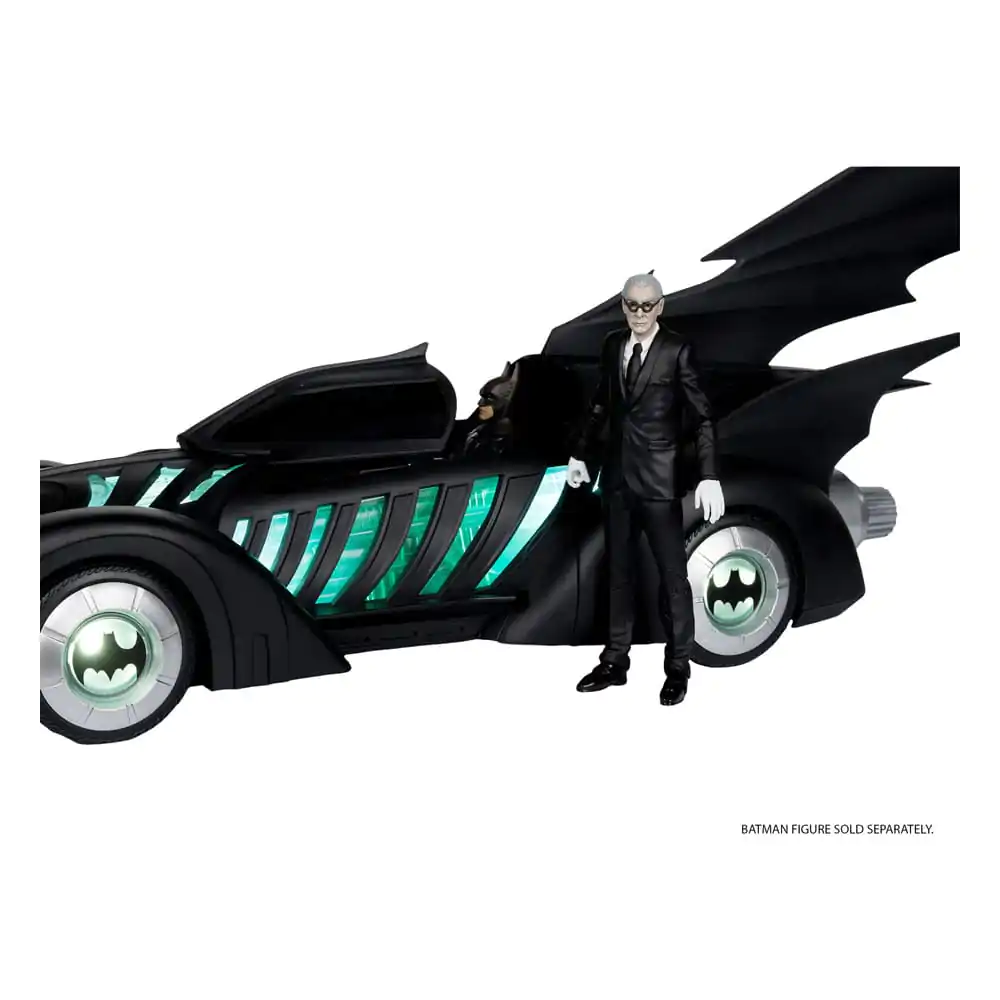 Batman Forever DC Multiverse figura s vozilom Alfred Pennyworth & Batmobile (Gold Label) 79 cm fotografija proizvoda
