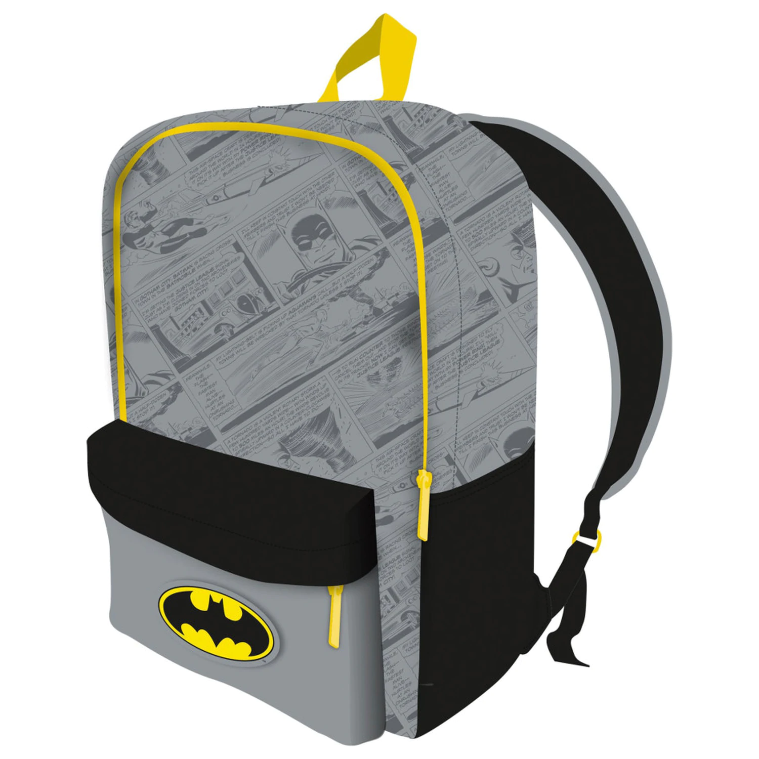Batman sivi školski ruksak, 41 cm fotografija proizvoda