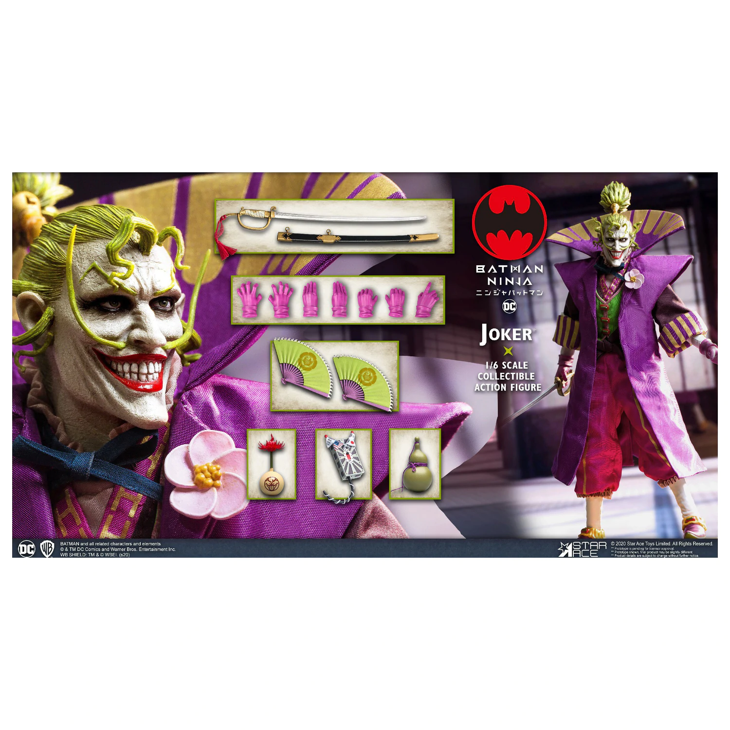 Batman Ninja My Favourite Movie Akcijska figura 1/6 Joker 30 cm fotografija proizvoda