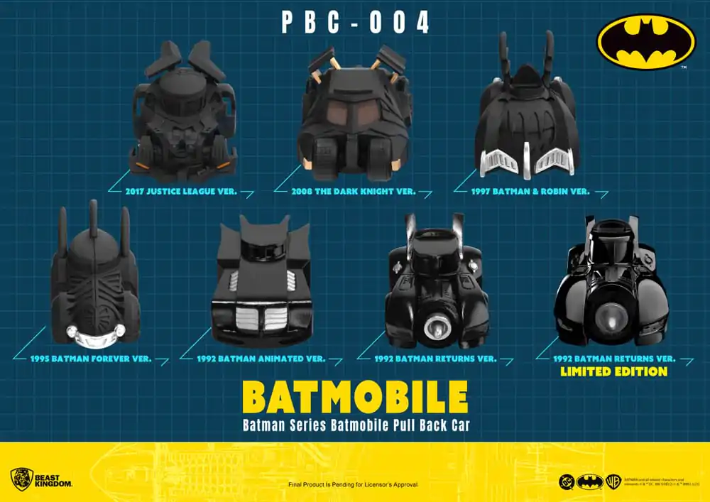 Batman Pull Back automobili Slijepa kutija 6 komada fotografija proizvoda