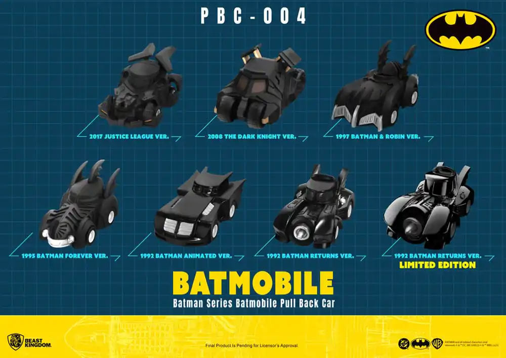 Batman Pull Back automobili Slijepa kutija 6 komada fotografija proizvoda