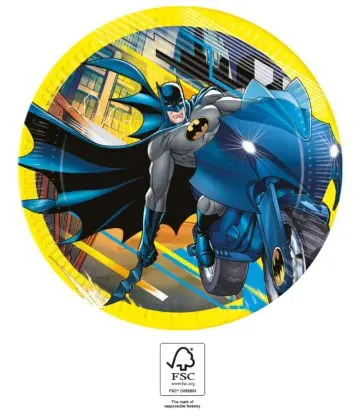 Batman Rogue Rage Papirnati tanjuri 8 komada 23 cm FSC fotografija proizvoda