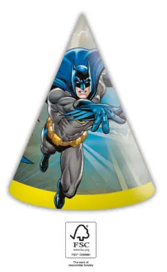 Batman Rogue Rage party šešir, konusni šešir 6 komada FSC fotografija proizvoda