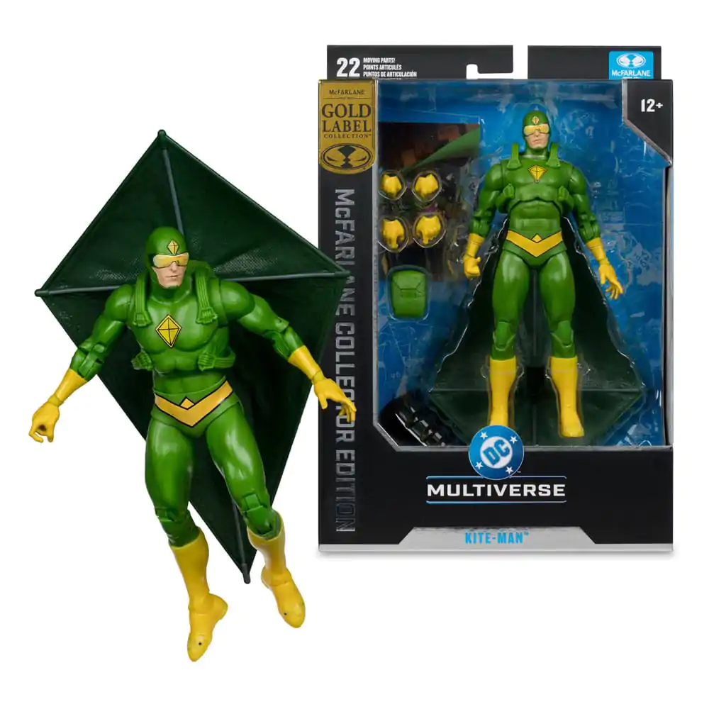 Batman Rogues DC Multiverse McFarlane Collector Edition akcijska figura #43 Kite Man (Gold Label) 21 cm fotografija proizvoda