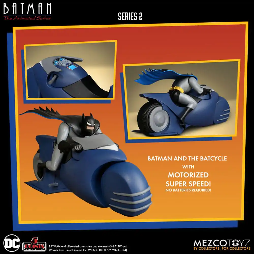 Batman the Animated Series 2 5 Points akcijska figura Batman & Batcycle 10 cm fotografija proizvoda