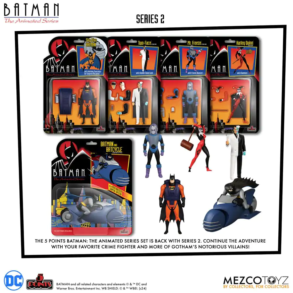 Batman: The Animated Series 2 5 Points akcijske figure Deluxe Box Set 9 cm fotografija proizvoda