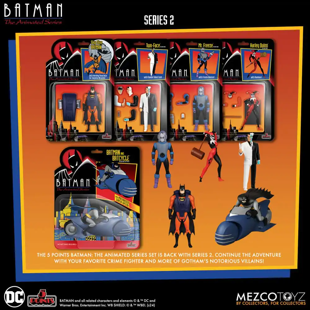 Batman: The Animated Series 2 5 Points akcijske figure Deluxe Box Set 9 cm fotografija proizvoda