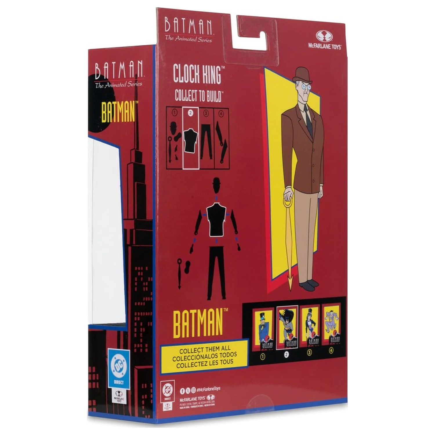 Batman: The Animated Series DC Direct Build-A akcijske figure Batman (Alternate Expressions) 15 cm fotografija proizvoda