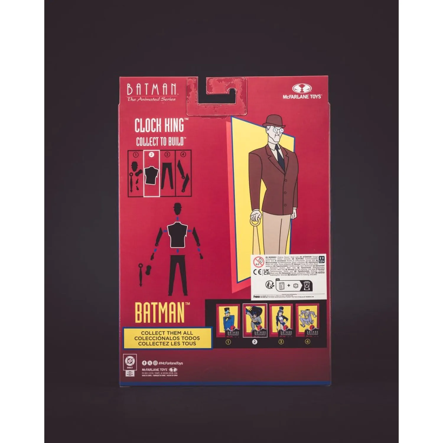 Batman: The Animated Series DC Direct Build-A Akcijske figure Val 7 Batman (alternativni izrazi lica) (Platinum Edition) 15 cm fotografija proizvoda