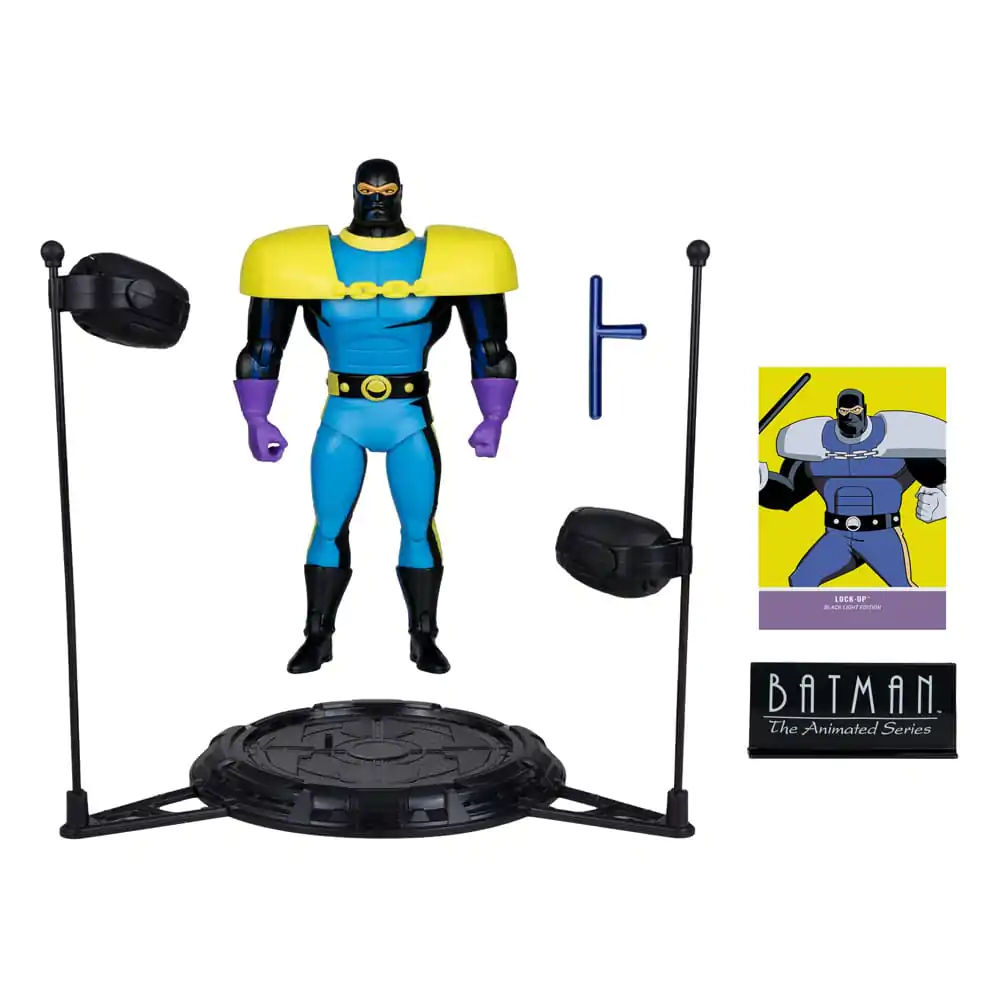 Batman: The Animated Series DC Direct Build-A Akcijska Figura Wave 5 Lock-Up Black Light Edition (Gold Label) 15 cm fotografija proizvoda
