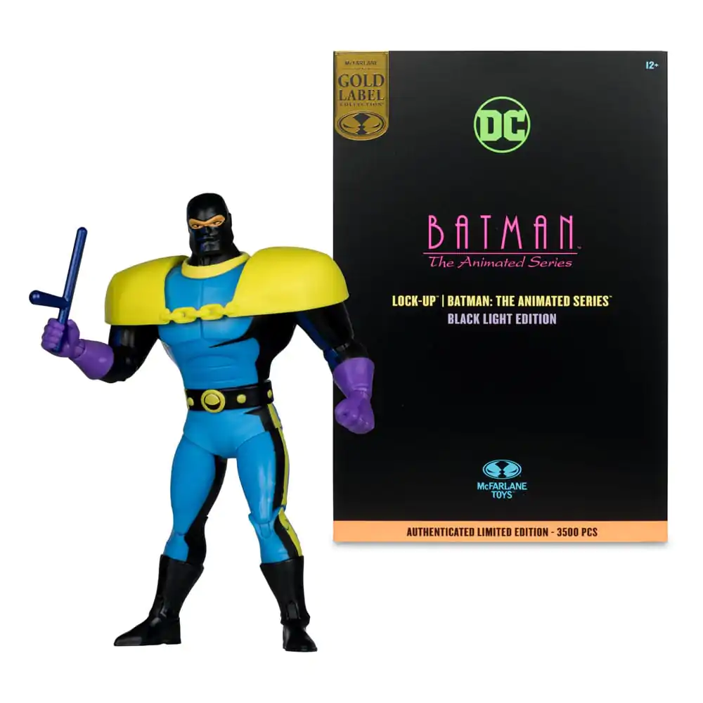 Batman: The Animated Series DC Direct Build-A Akcijska Figura Wave 5 Lock-Up Black Light Edition (Gold Label) 15 cm fotografija proizvoda