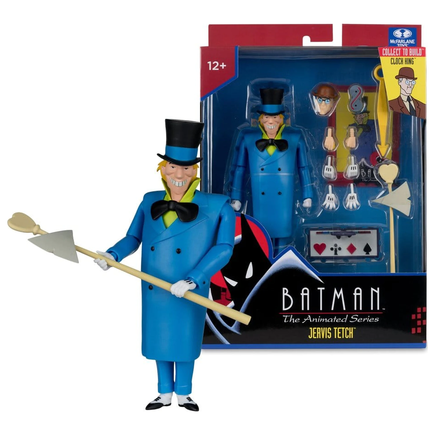 Batman: The Animated Series DC Direct Build-A akcijske figure val 7 Jervis Tetch (Mad Hatter) 15 cm fotografija proizvoda
