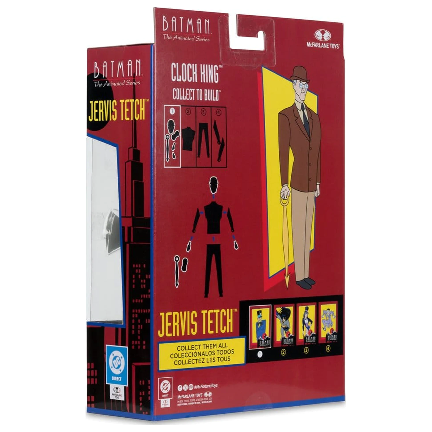 Batman: The Animated Series DC Direct Build-A akcijske figure val 7 Jervis Tetch (Mad Hatter) 15 cm fotografija proizvoda