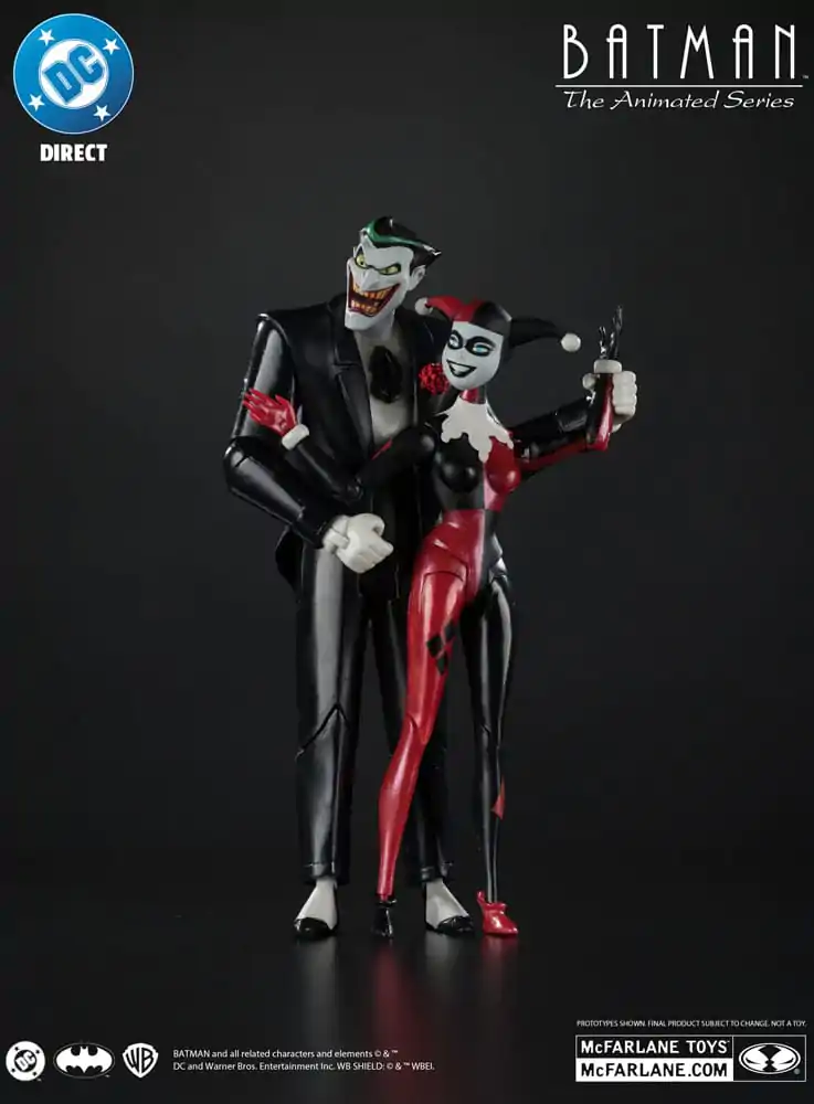 Batman: The Animated Series DC Direct Akcijske figure Harley Quinn & The Joker (Mad Love) (Gold Label) 18 cm fotografija proizvoda