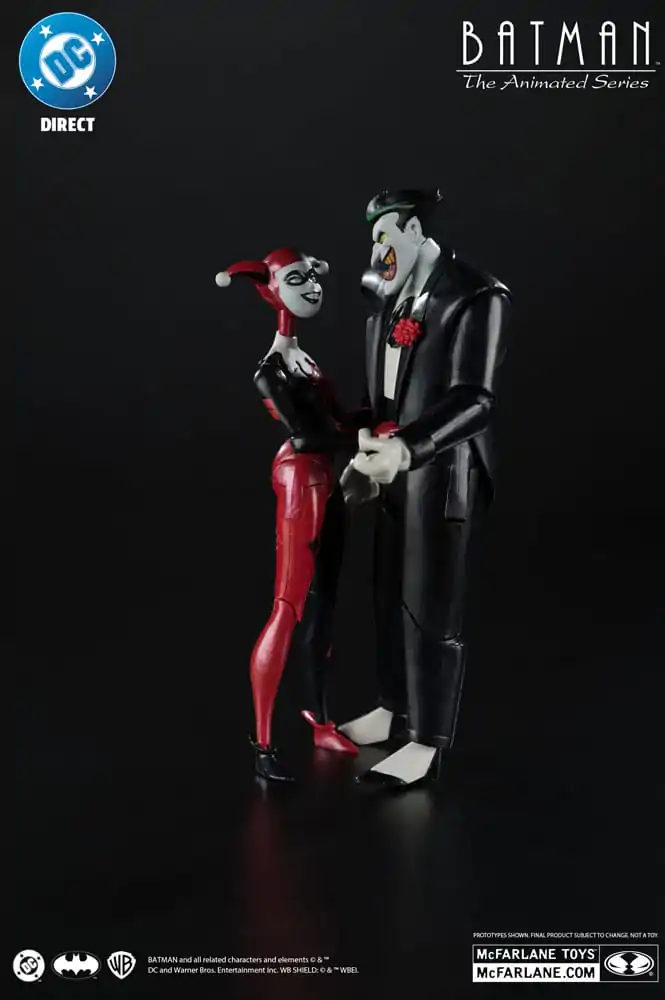 Batman: The Animated Series DC Direct Akcijske figure Harley Quinn & The Joker (Mad Love) (Gold Label) 18 cm fotografija proizvoda