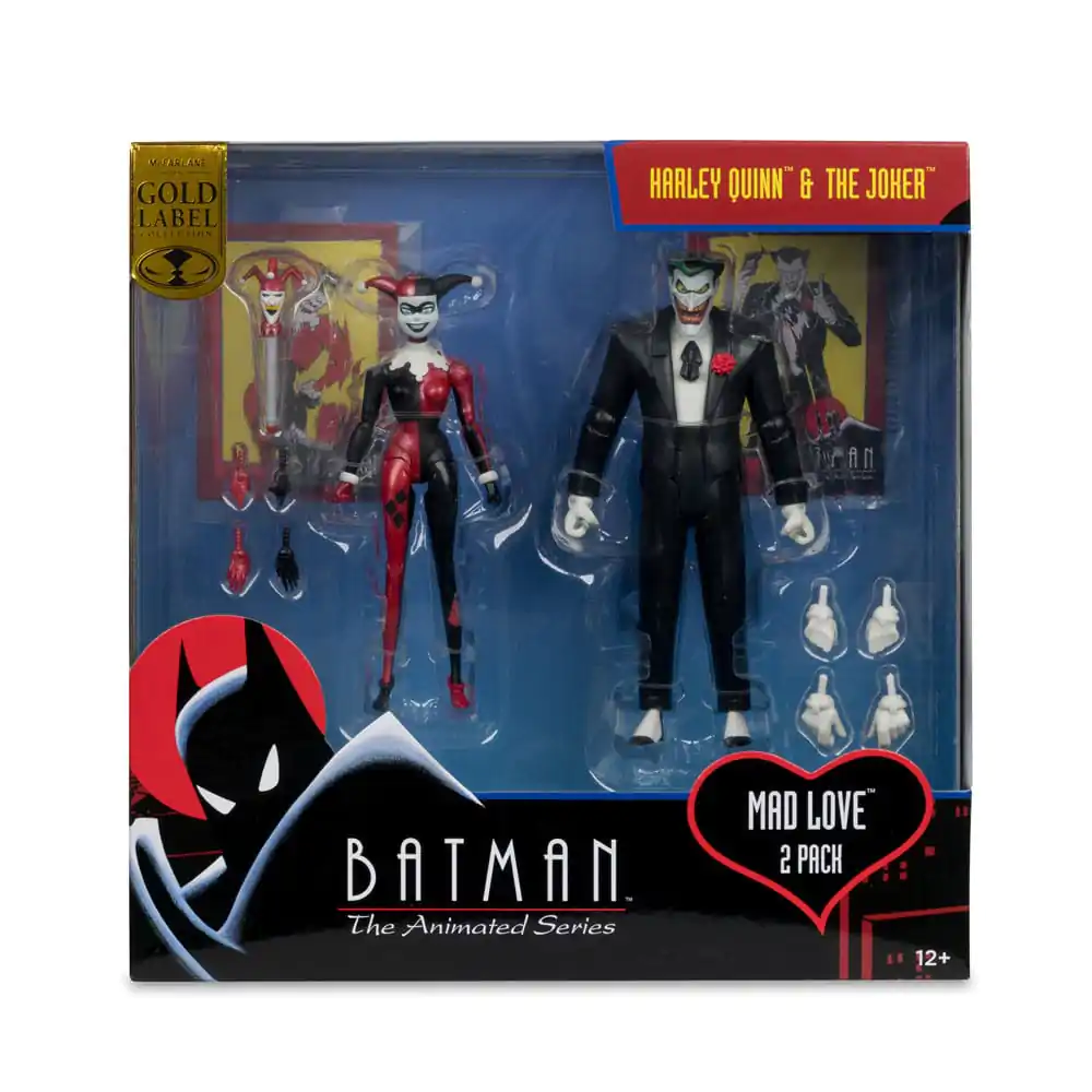 Batman: The Animated Series DC Direct Akcijske figure Harley Quinn & The Joker (Mad Love) (Gold Label) 18 cm fotografija proizvoda