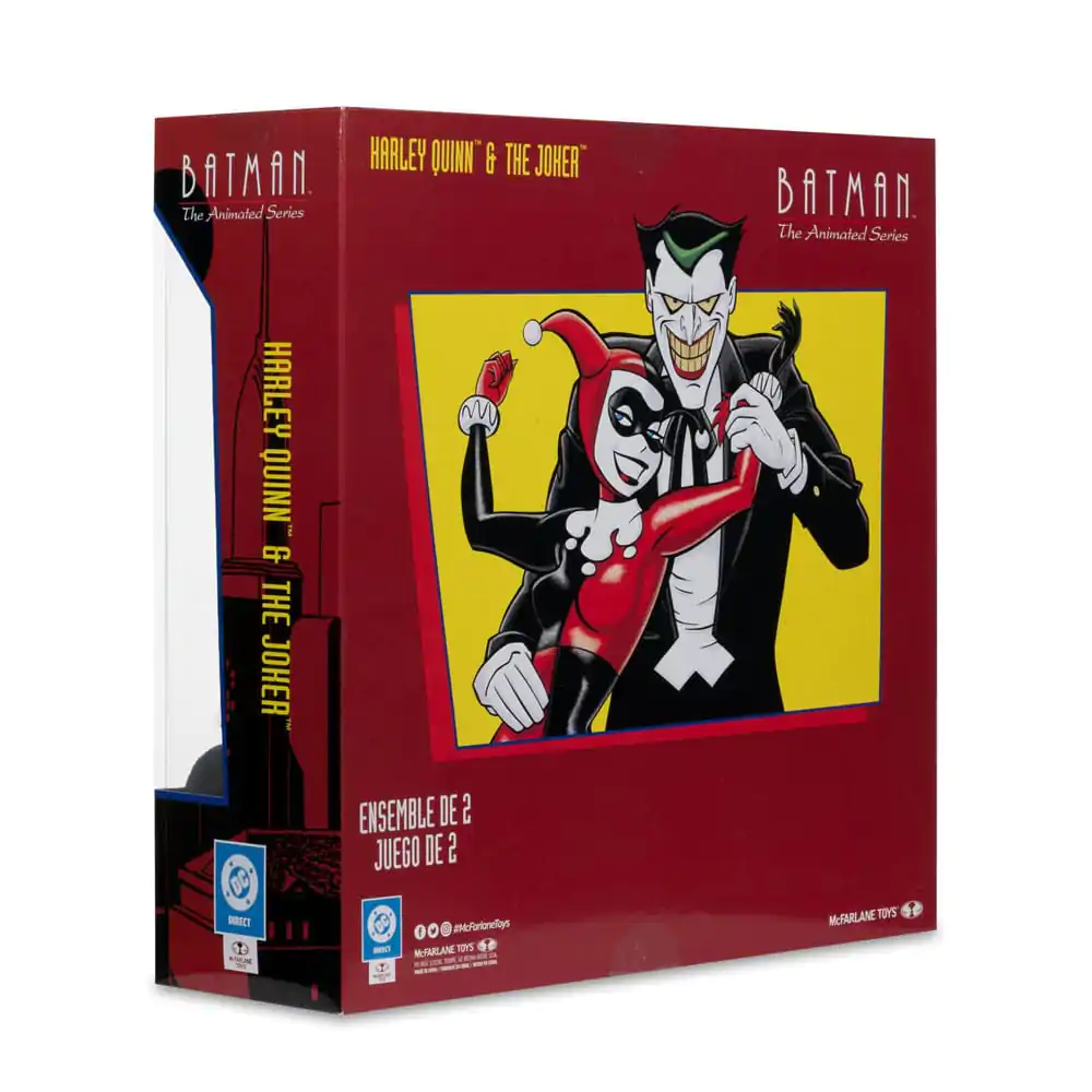 Batman: The Animated Series DC Direct Akcijske figure Harley Quinn & The Joker (Mad Love) (Gold Label) 18 cm fotografija proizvoda