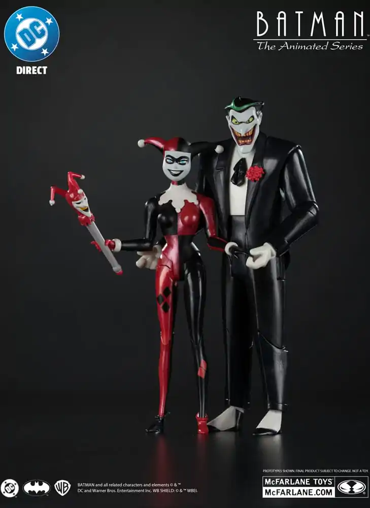 Batman: The Animated Series DC Direct Akcijske figure Harley Quinn & The Joker (Mad Love) (Gold Label) 18 cm fotografija proizvoda