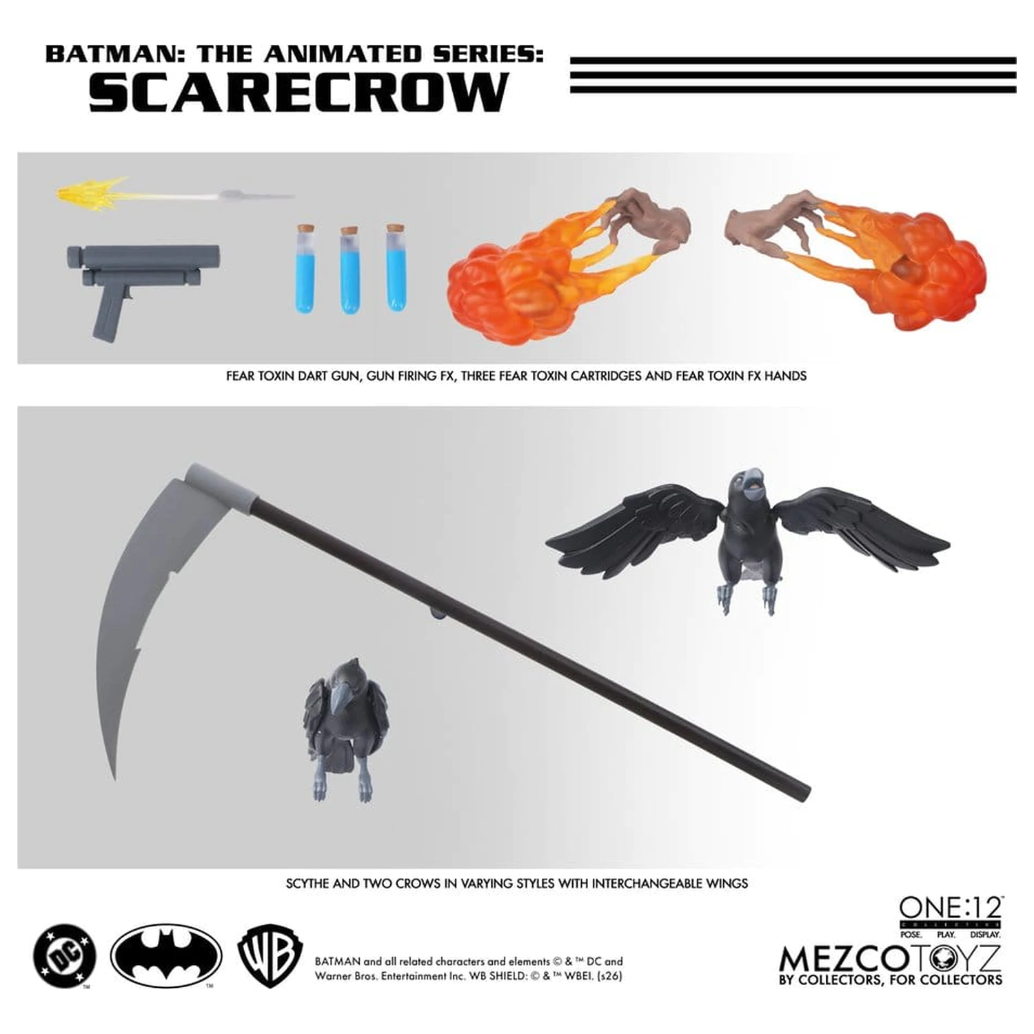Batman: The Animated Series One:12 Collective akcijska figura Scarecrow 17 cm fotografija proizvoda