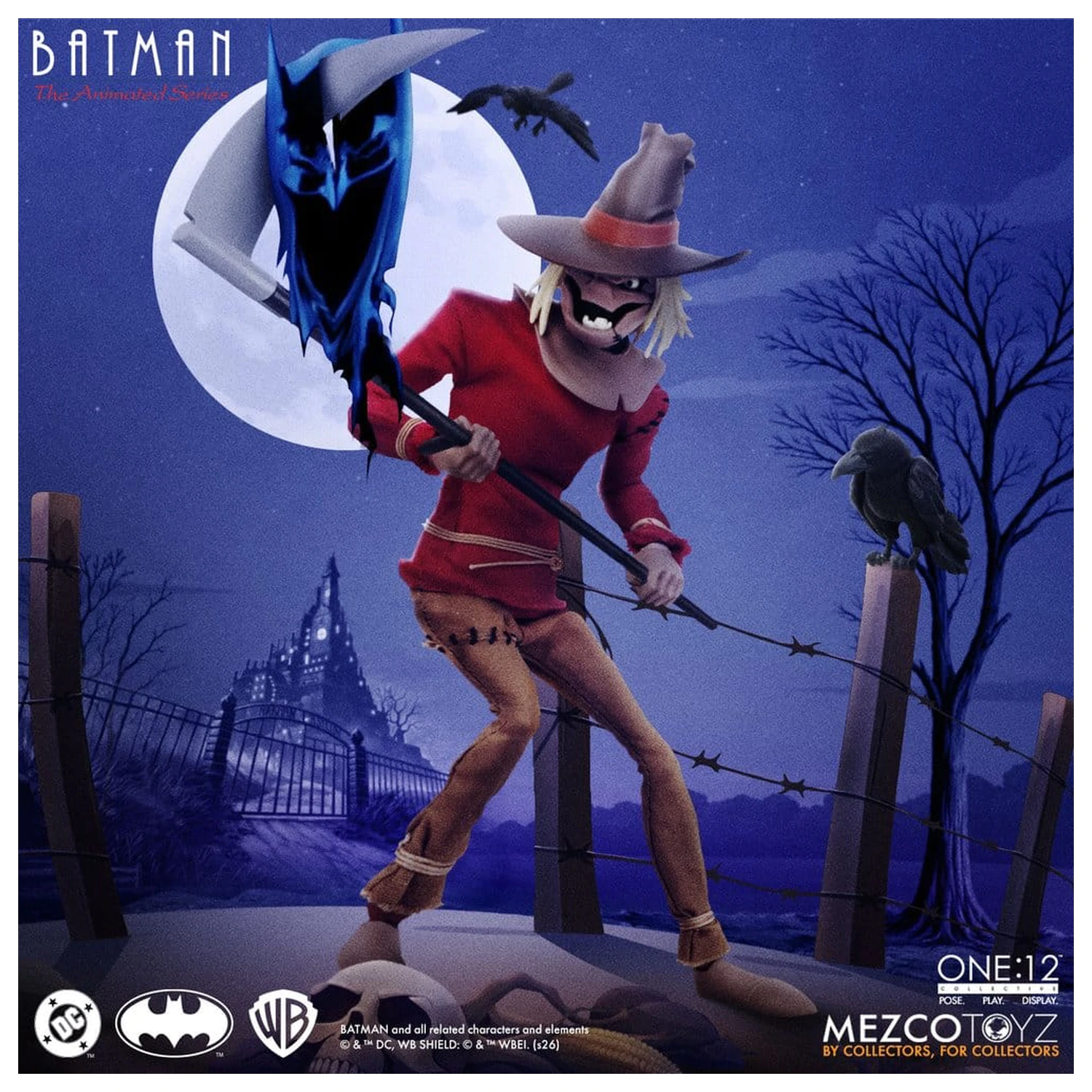 Batman: The Animated Series One:12 Collective akcijska figura Scarecrow 17 cm fotografija proizvoda