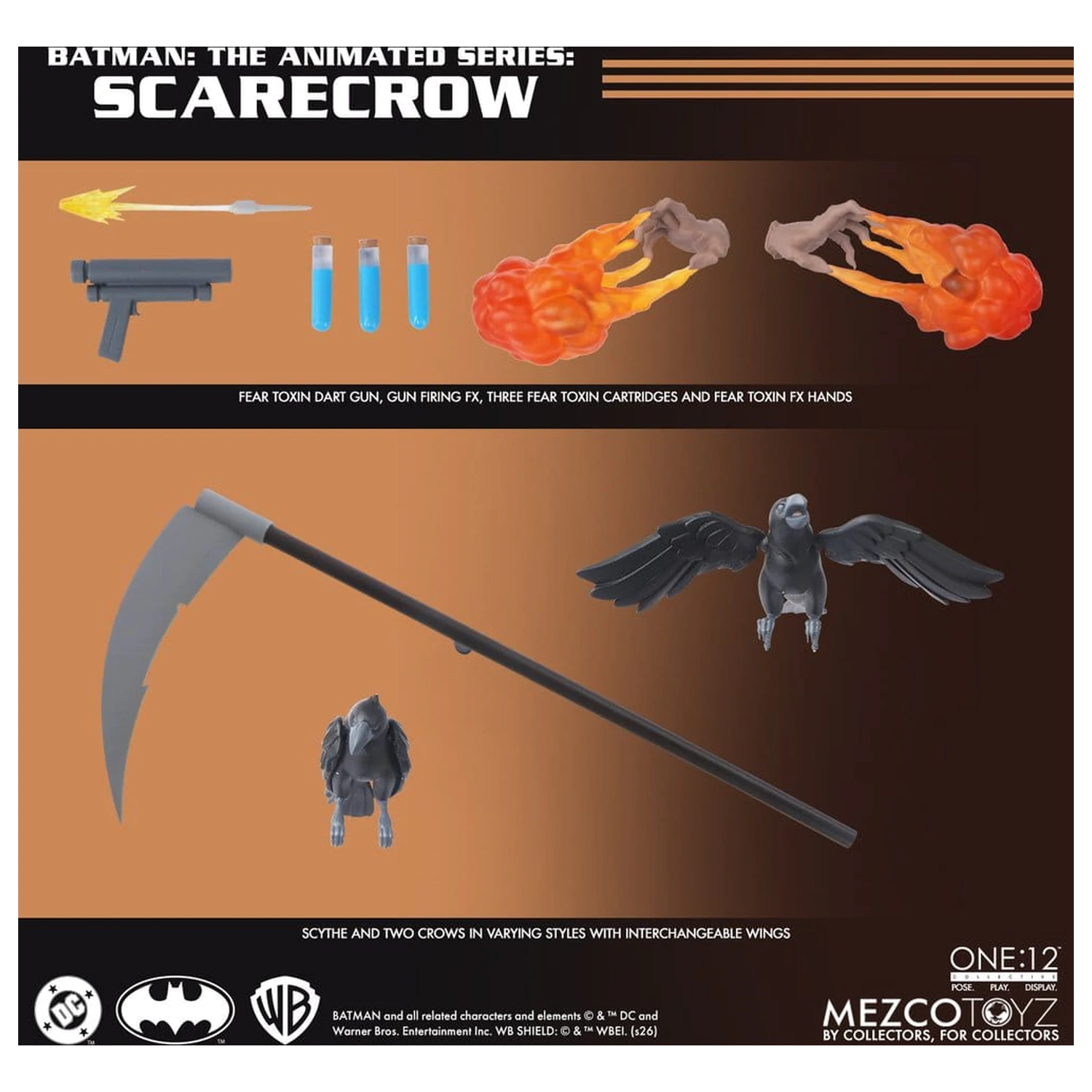 Batman: The Animated Series One:12 Collective akcijska figura Scarecrow 17 cm fotografija proizvoda