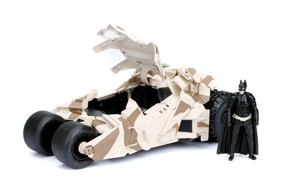 Batman The Dark Knight Metalni Model 1/24 2008 Batmobile Camo s figurom fotografija proizvoda