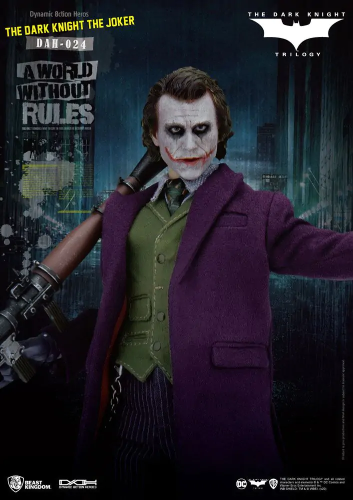 Batman The Dark Knight Dynamic 8ction Heroes akcijska figura 1/9 The Joker 21 cm fotografija proizvoda