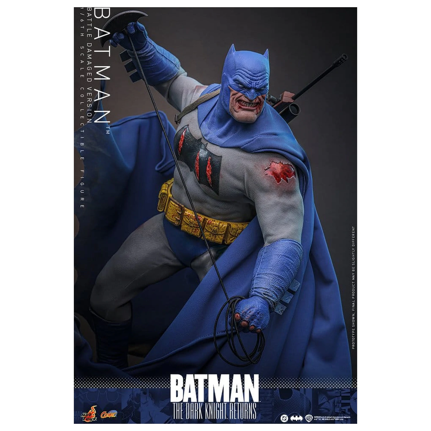 Batman: The Dark Knight Returns Comic Masterpiece akcijska figura 1/6 Batman (Battle Damaged Version) 32 cm fotografija proizvoda