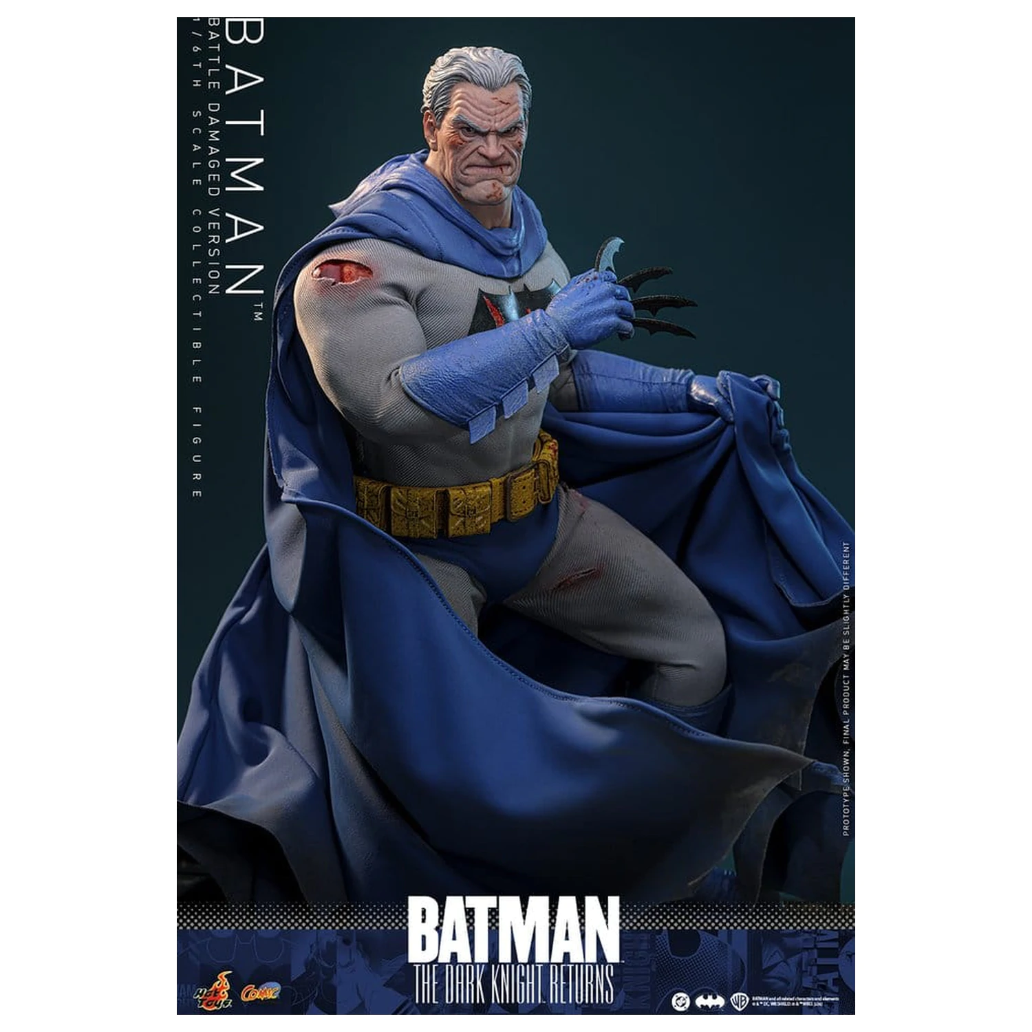 Batman: The Dark Knight Returns Comic Masterpiece akcijska figura 1/6 Batman (Battle Damaged Version) 32 cm fotografija proizvoda