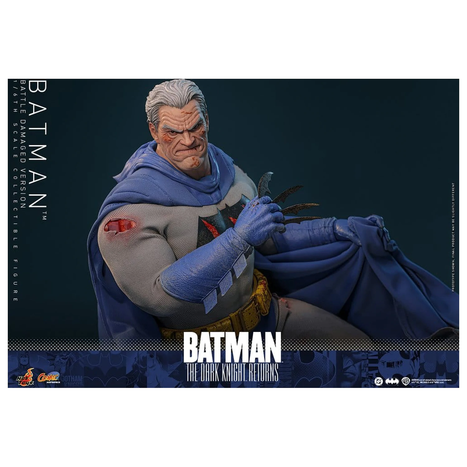 Batman: The Dark Knight Returns Comic Masterpiece akcijska figura 1/6 Batman (Battle Damaged Version) 32 cm fotografija proizvoda