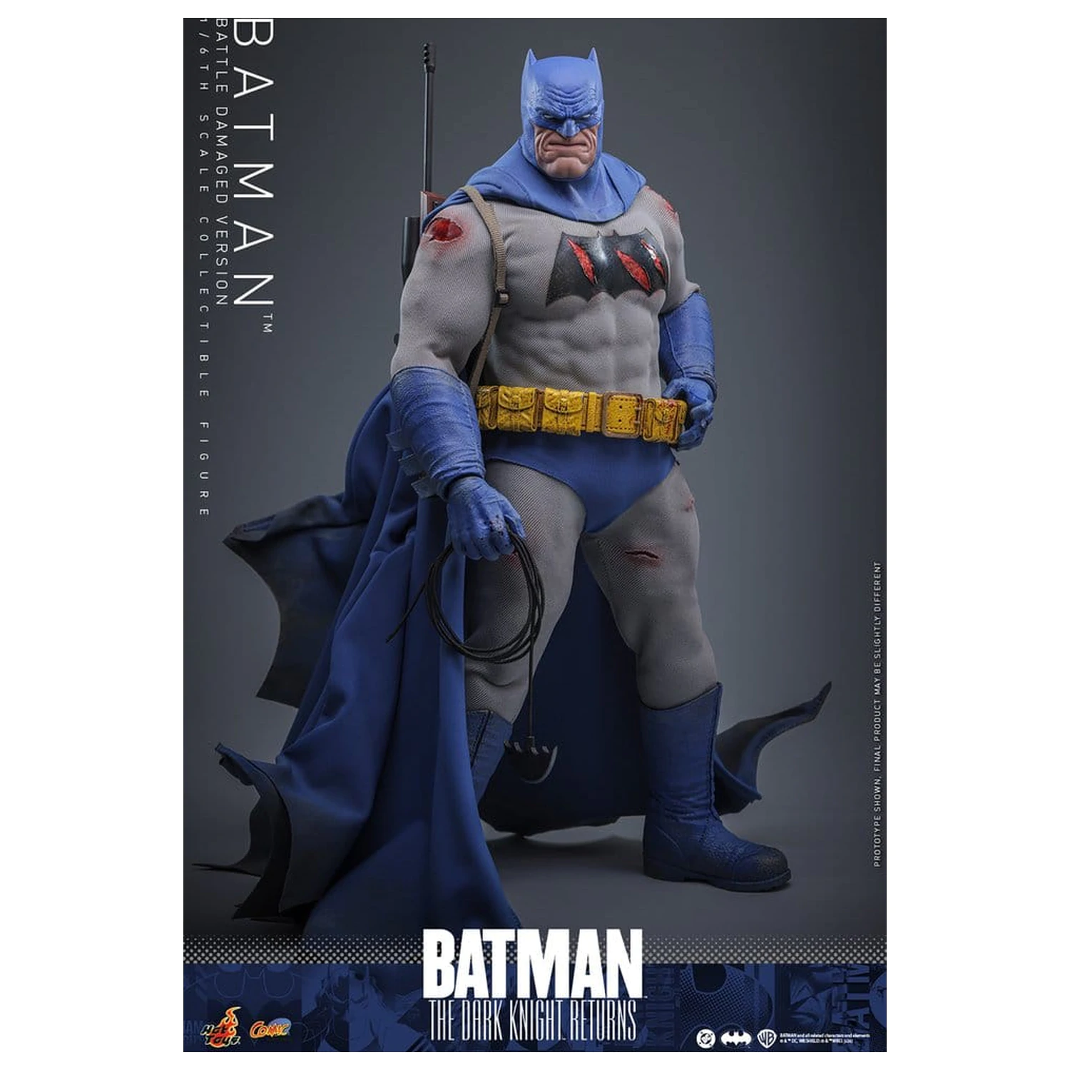 Batman: The Dark Knight Returns Comic Masterpiece akcijska figura 1/6 Batman (Battle Damaged Version) 32 cm fotografija proizvoda