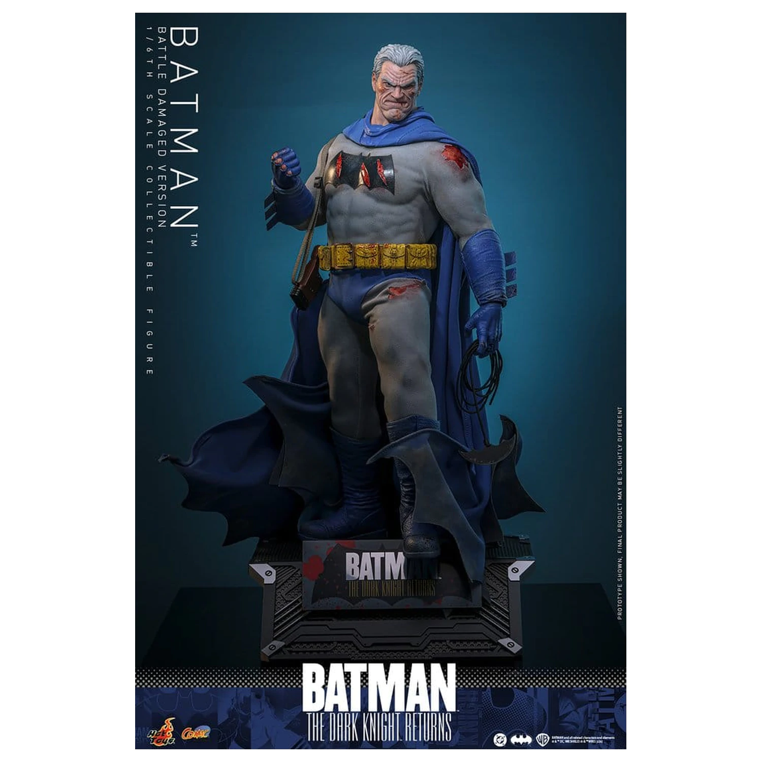Batman: The Dark Knight Returns Comic Masterpiece akcijska figura 1/6 Batman (Battle Damaged Version) 32 cm fotografija proizvoda