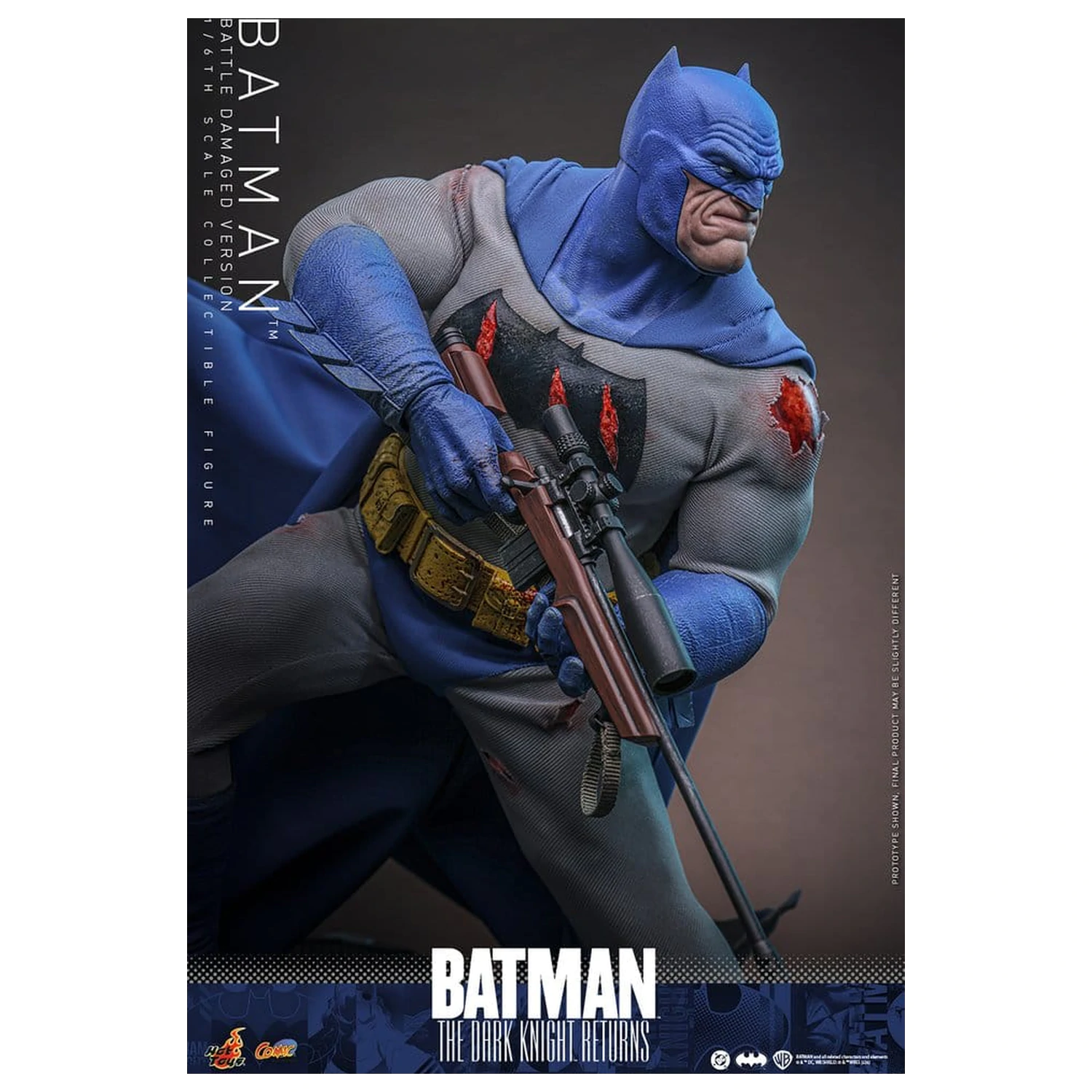Batman: The Dark Knight Returns Comic Masterpiece akcijska figura 1/6 Batman (Battle Damaged Version) 32 cm fotografija proizvoda