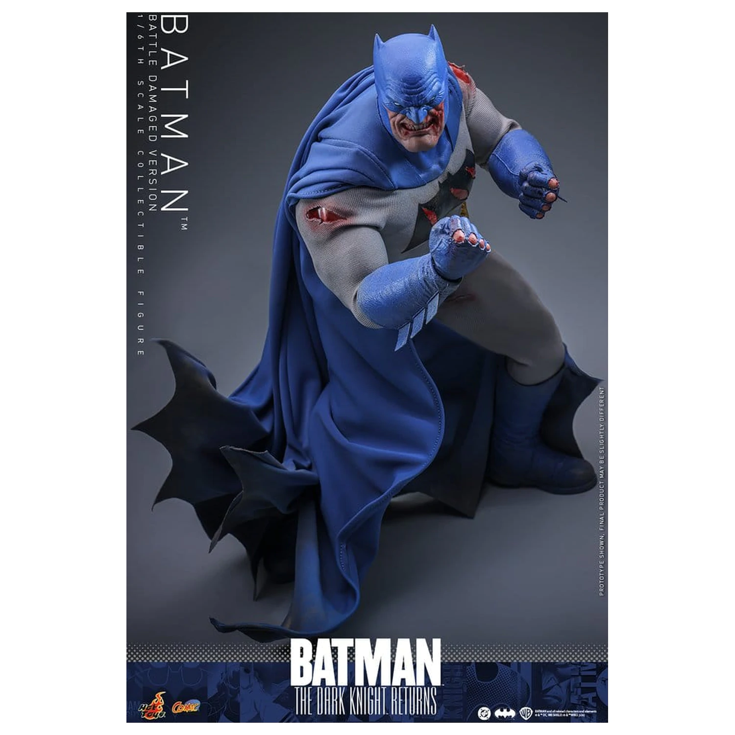 Batman: The Dark Knight Returns Comic Masterpiece akcijska figura 1/6 Batman (Battle Damaged Version) 32 cm fotografija proizvoda