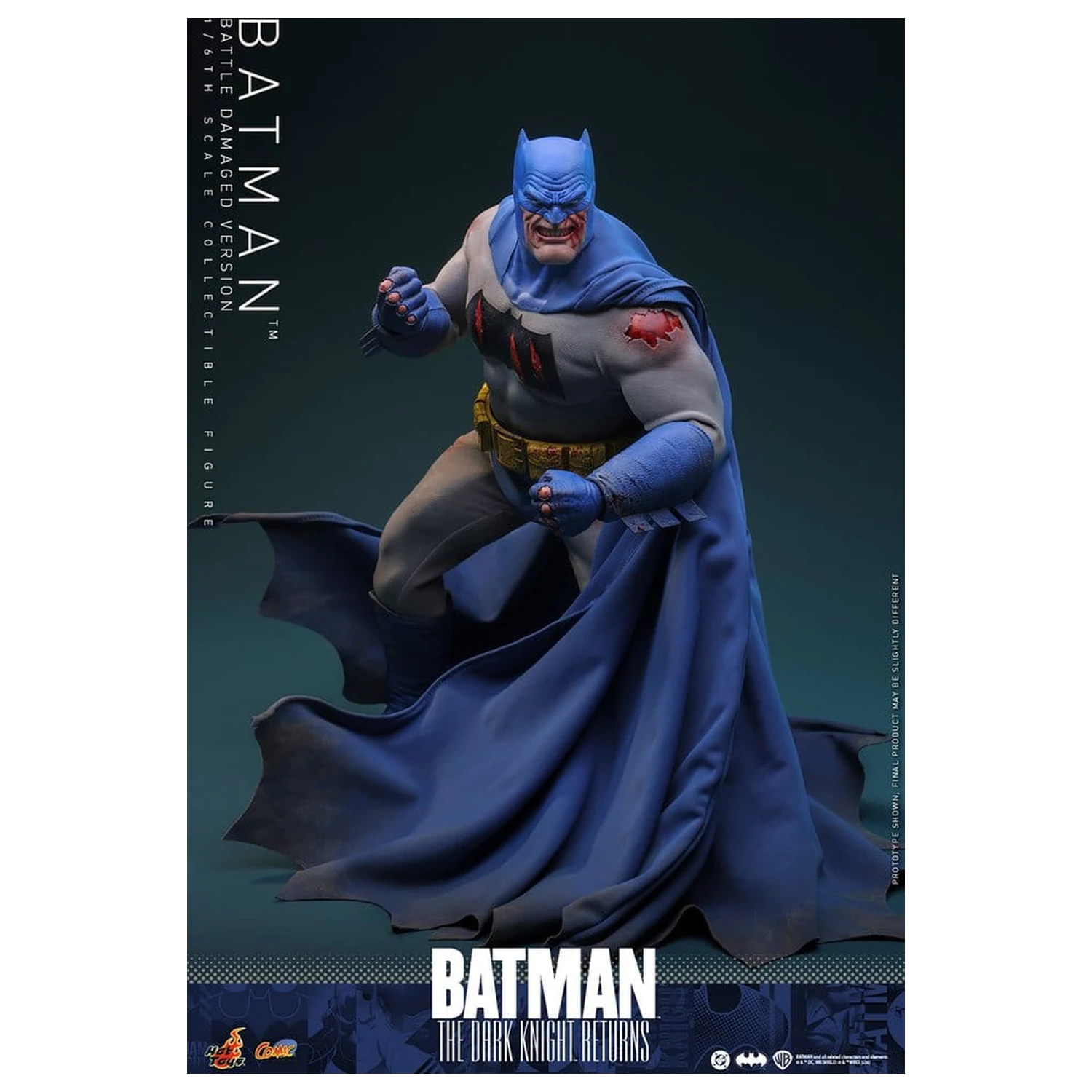 Batman: The Dark Knight Returns Comic Masterpiece akcijska figura 1/6 Batman (Battle Damaged Version) 32 cm fotografija proizvoda