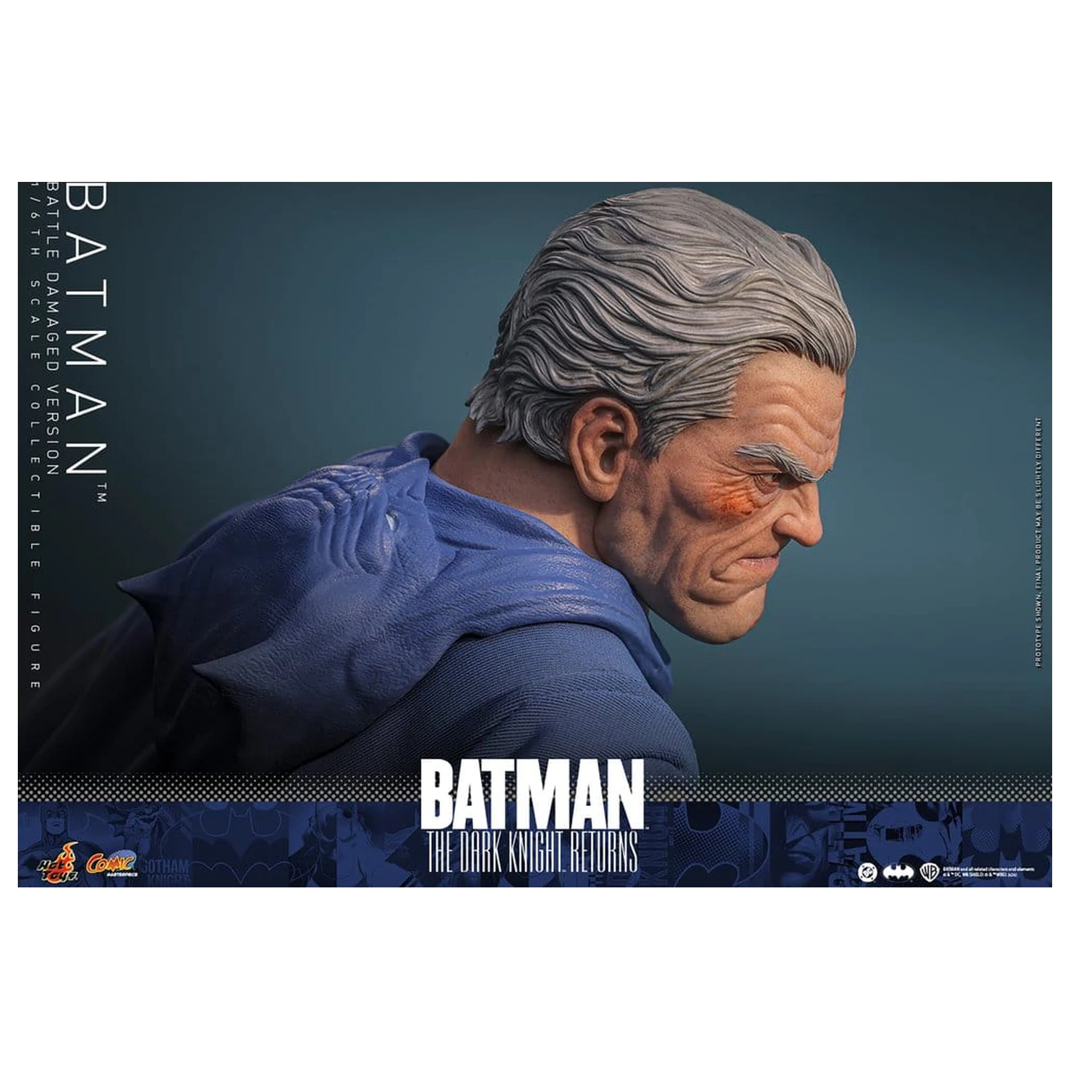 Batman: The Dark Knight Returns Comic Masterpiece akcijska figura 1/6 Batman (Battle Damaged Version) 32 cm fotografija proizvoda