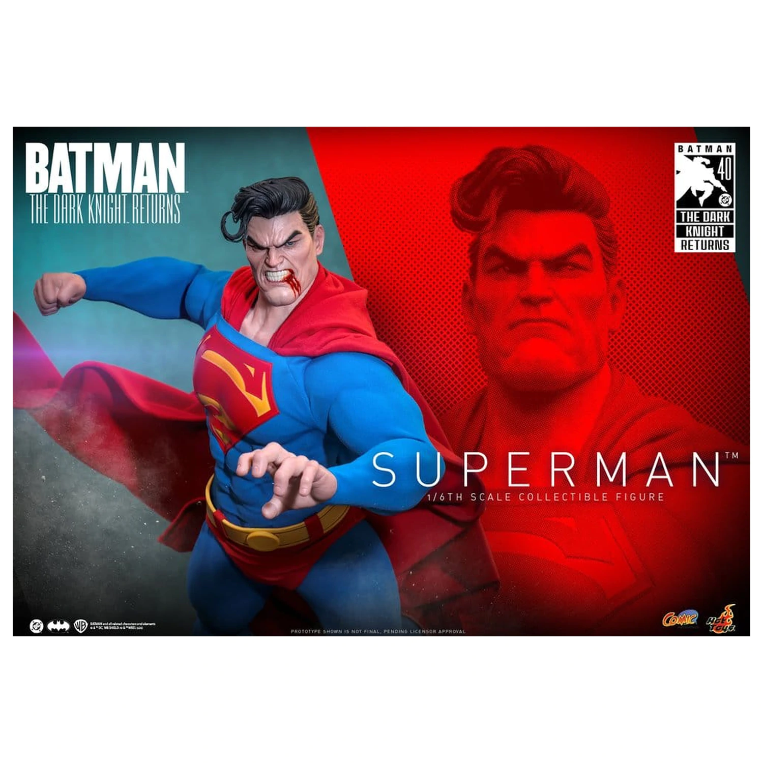Batman: The Dark Knight Returns Comic Masterpiece akcijska figura 1/6 Superman 34 cm fotografija proizvoda