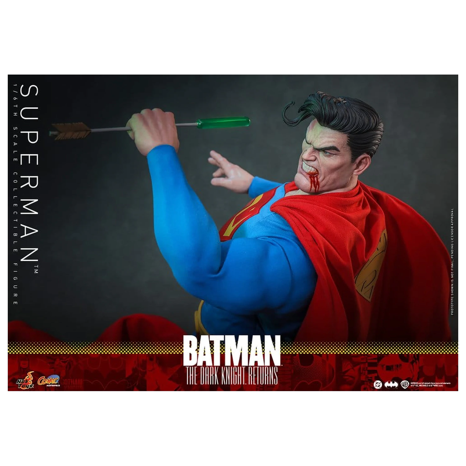 Batman: The Dark Knight Returns Comic Masterpiece akcijska figura 1/6 Superman 34 cm fotografija proizvoda