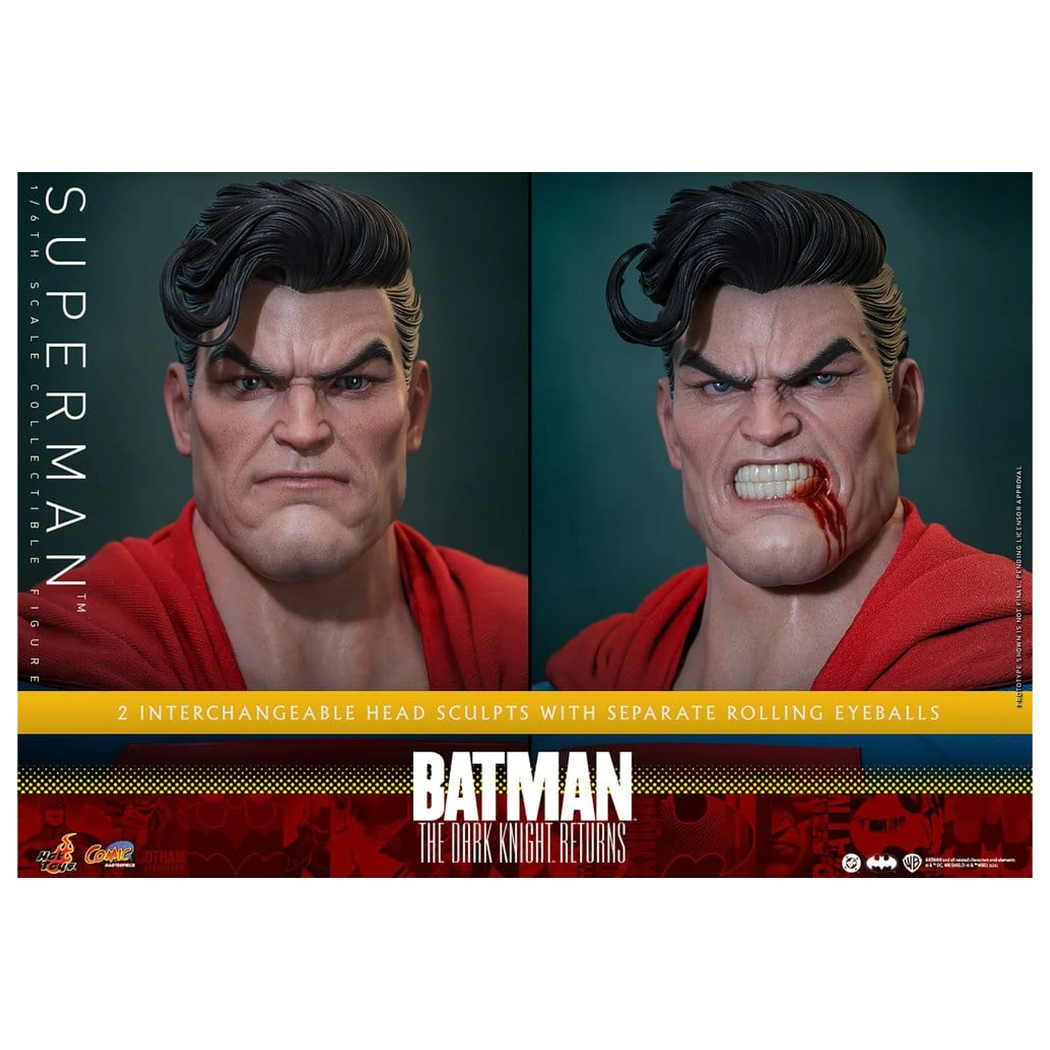 Batman: The Dark Knight Returns Comic Masterpiece akcijska figura 1/6 Superman 34 cm fotografija proizvoda