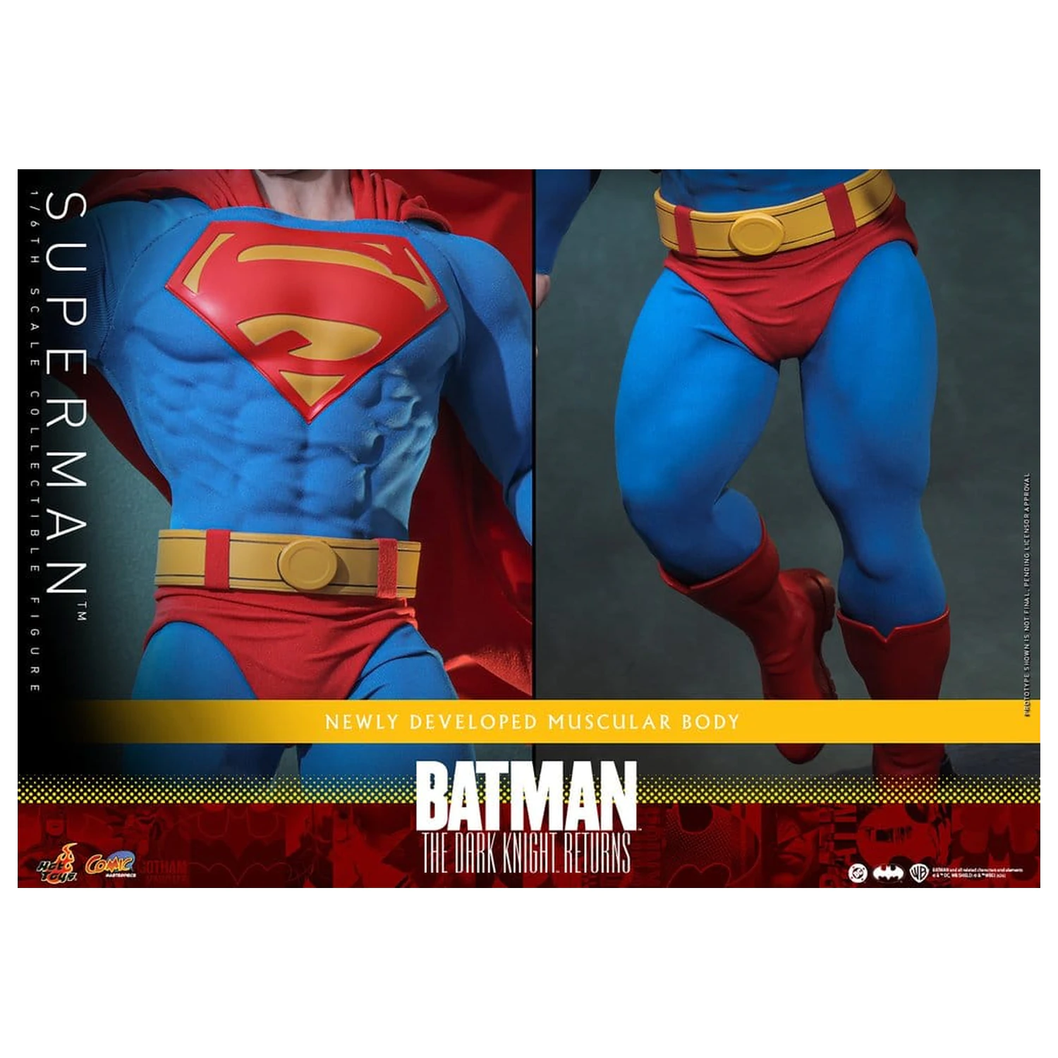 Batman: The Dark Knight Returns Comic Masterpiece akcijska figura 1/6 Superman 34 cm fotografija proizvoda