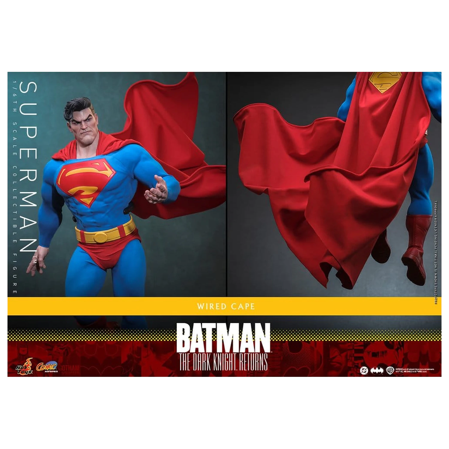 Batman: The Dark Knight Returns Comic Masterpiece akcijska figura 1/6 Superman 34 cm fotografija proizvoda