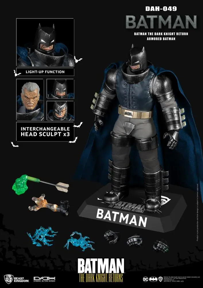 Batman The Dark Knight Returns Dynamic 8ction Heroes akcijska figura 1/9 Oklopljeni Batman 21 cm fotografija proizvoda