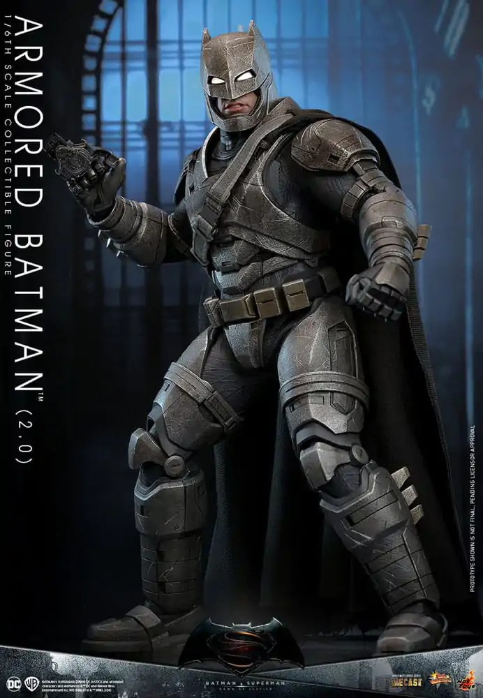 Batman v Superman: Dawn of Justice Movie Masterpiece akcijska figura 1/6 Armored Batman 2.0 33 cm fotografija proizvoda