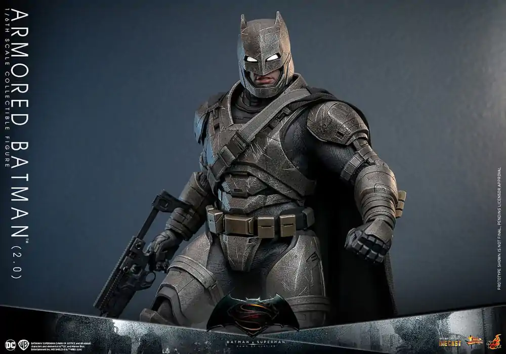 Batman v Superman: Dawn of Justice Movie Masterpiece akcijska figura 1/6 Armored Batman 2.0 33 cm fotografija proizvoda