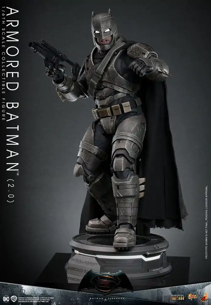 Batman v Superman: Dawn of Justice Movie Masterpiece akcijska figura 1/6 Armored Batman 2.0 33 cm fotografija proizvoda