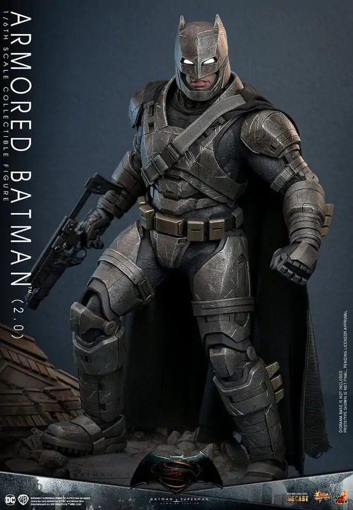 Batman v Superman: Dawn of Justice Movie Masterpiece akcijska figura 1/6 Armored Batman 2.0 33 cm fotografija proizvoda