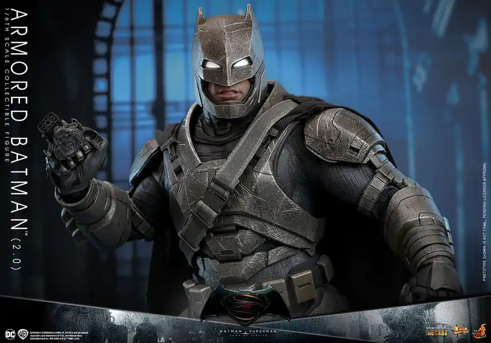 Batman v Superman: Dawn of Justice Movie Masterpiece akcijska figura 1/6 Armored Batman 2.0 33 cm fotografija proizvoda