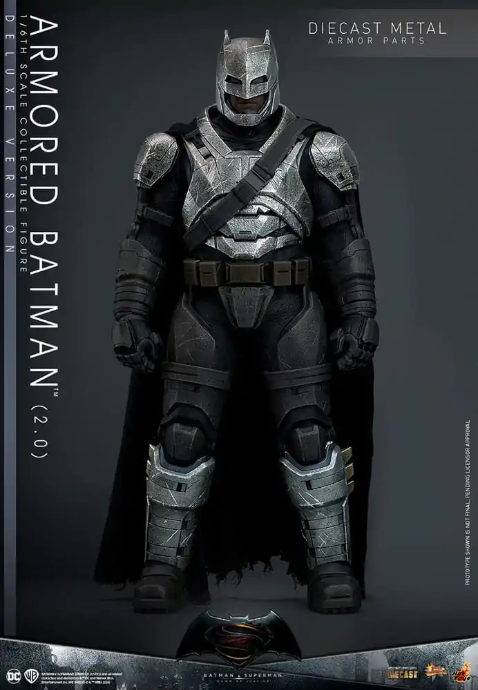 Batman v Superman: Dawn of Justice Movie Masterpiece akcijska figura 1/6 Armored Batman 2.0 (Deluxe verzija) 33 cm fotografija proizvoda