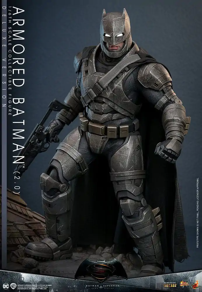 Batman v Superman: Dawn of Justice Movie Masterpiece akcijska figura 1/6 Armored Batman 2.0 (Deluxe verzija) 33 cm fotografija proizvoda