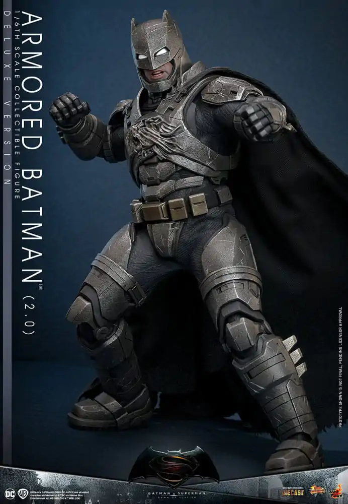 Batman v Superman: Dawn of Justice Movie Masterpiece akcijska figura 1/6 Armored Batman 2.0 (Deluxe verzija) 33 cm fotografija proizvoda